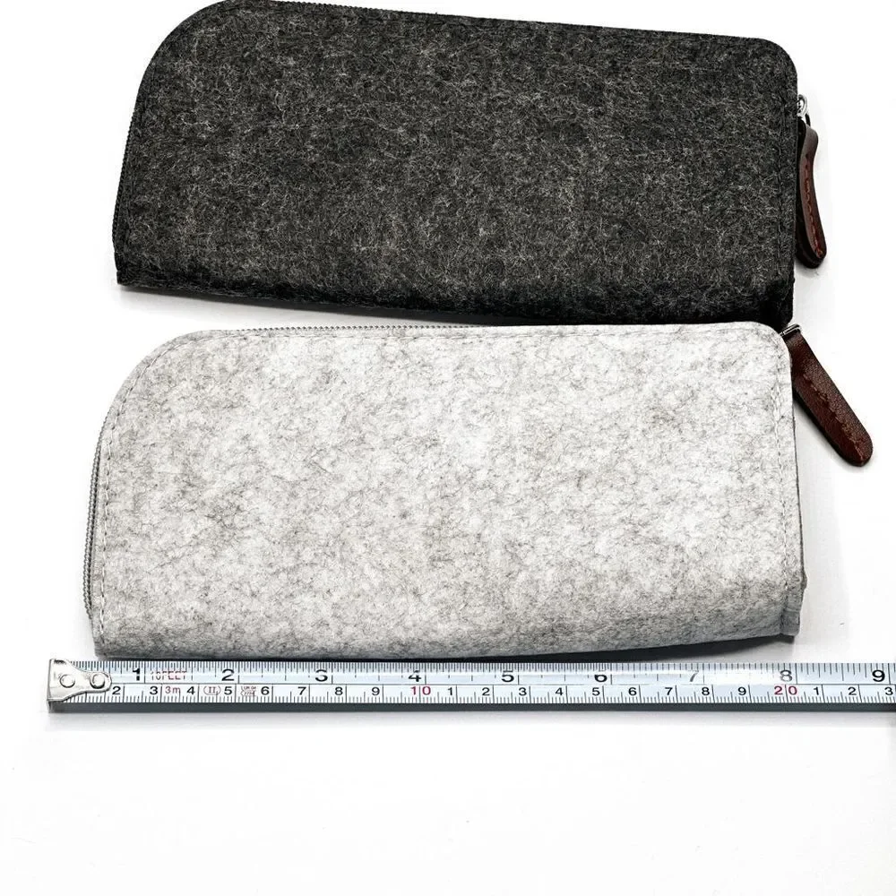 Set of Two Felt Pencil/Brush Bags